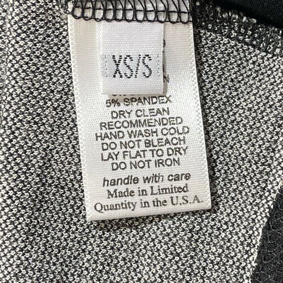 Michael Lauren XS/Small Batwing Sweater Stretch Long Sleeve Scoop Neck Geometric - Picture 8 of 9